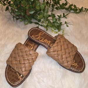 Sam Edelman Women's Brown Braided Slide Sandals Size 6.5